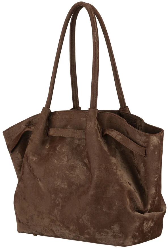 Didelė moteriška shopper tipo rankinė Peterson, ruda AX35