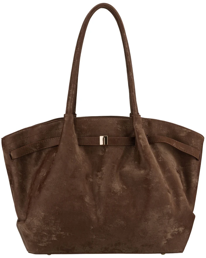 Didelė moteriška shopper tipo rankinė Peterson, ruda AX35