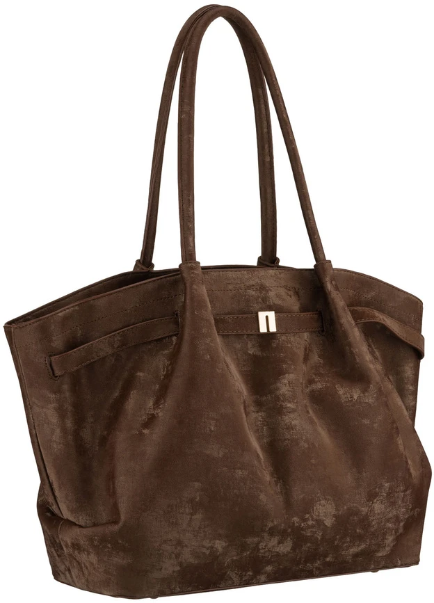 Didelė moteriška shopper tipo rankinė Peterson, ruda AX35