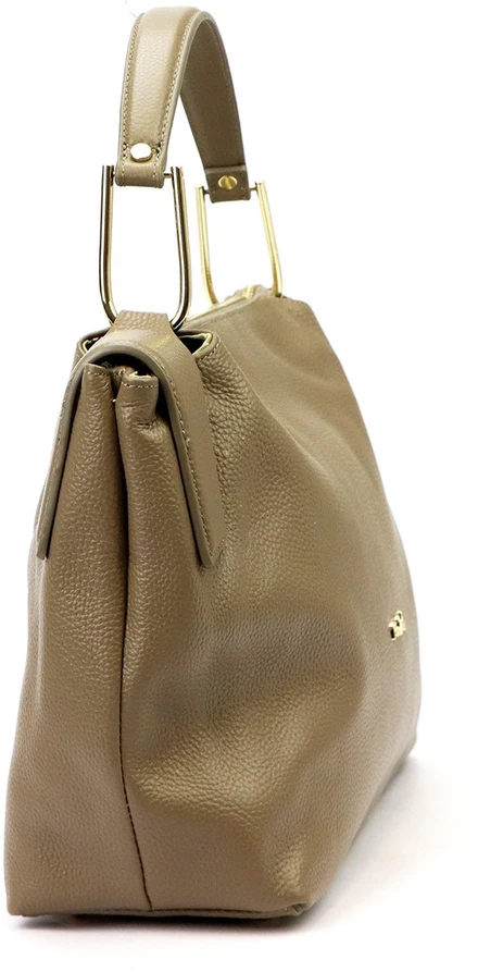 Duża Skórzana damska shopperbag torebka na ramię su laikikliu Pierre Cardin