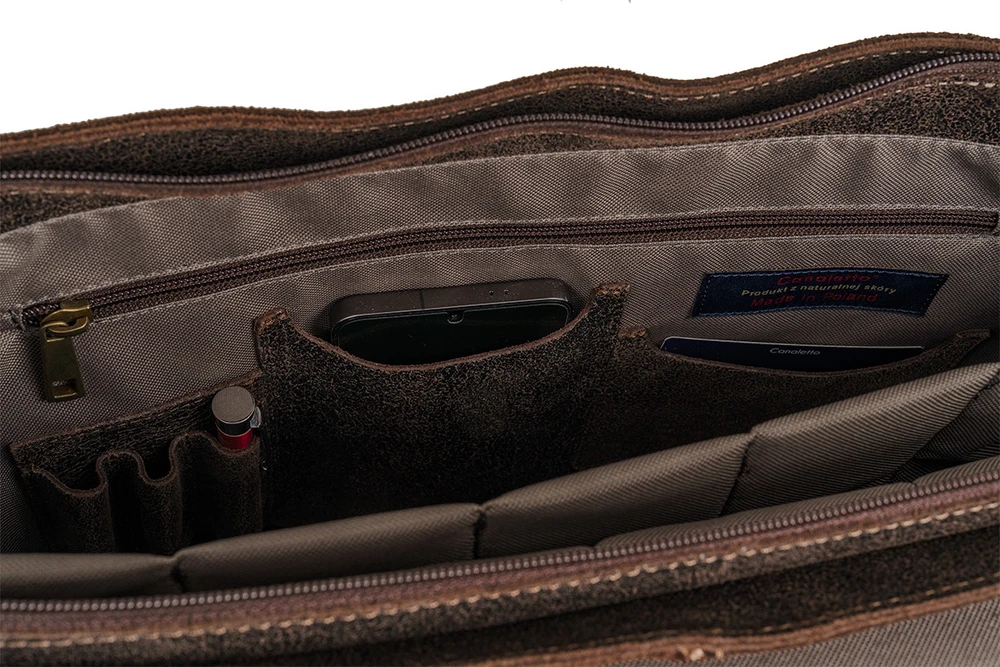 Duża torba vyriška skórzana Canaletto – laptop 15,6" TM262s344