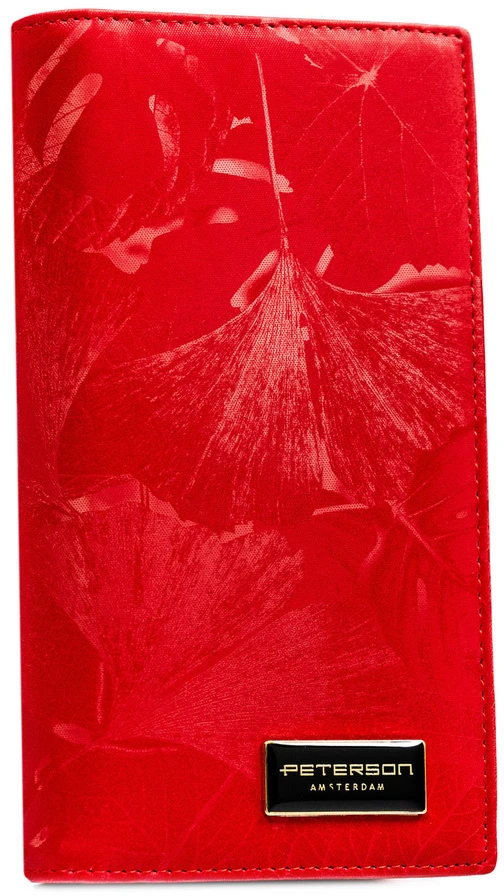 Didelė piniginė moterims Peterson, raudona 2531