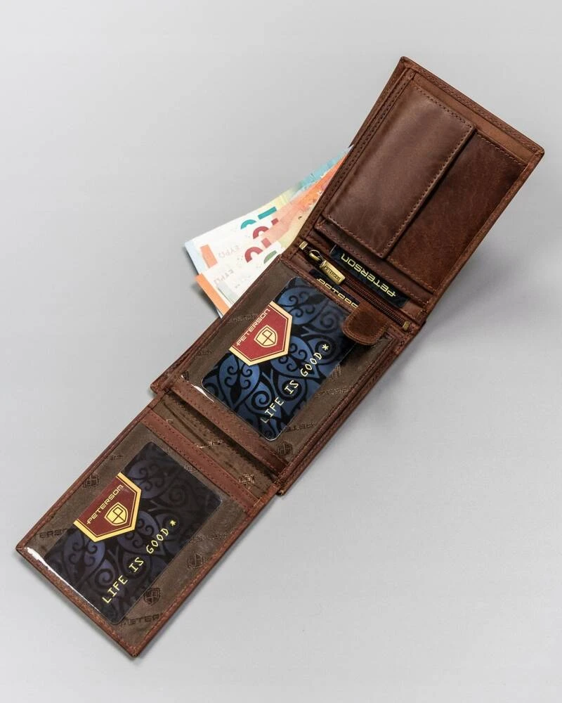 Piniginė vyrams Peterson PTN N992-BE-MOUNTAIN