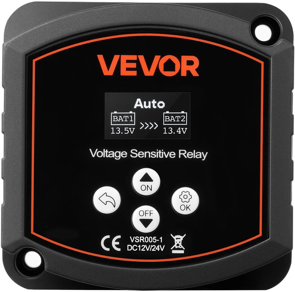 VEVOR Dvigubas akumuliatoriaus izoliatoriaus rinkinys 12V