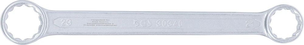 DVIGALIS ŽIEDINIS RAKTAS | ITIN PLOKŠČIAS | 21 × 23 MM (30340B)