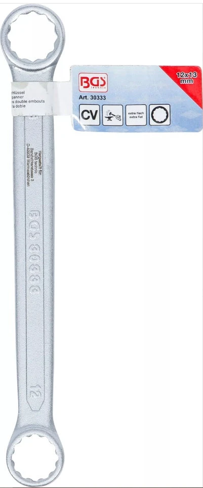 DVIGALIS ŽIEDINIS RAKTAS | ITIN PLOKŠČIAS | 12 × 13 MM (30333)