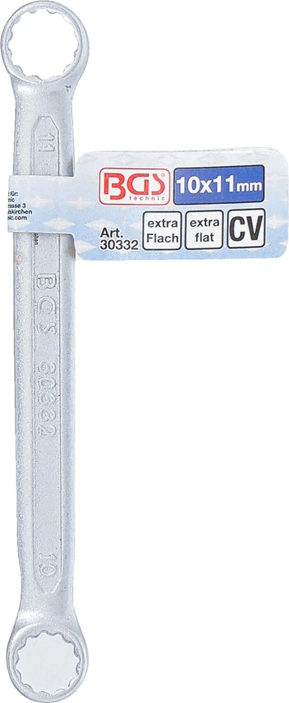 DVIGALIS ŽIEDINIS RAKTAS | ITIN PLOKŠČIAS | 10 × 11 MM (30332)