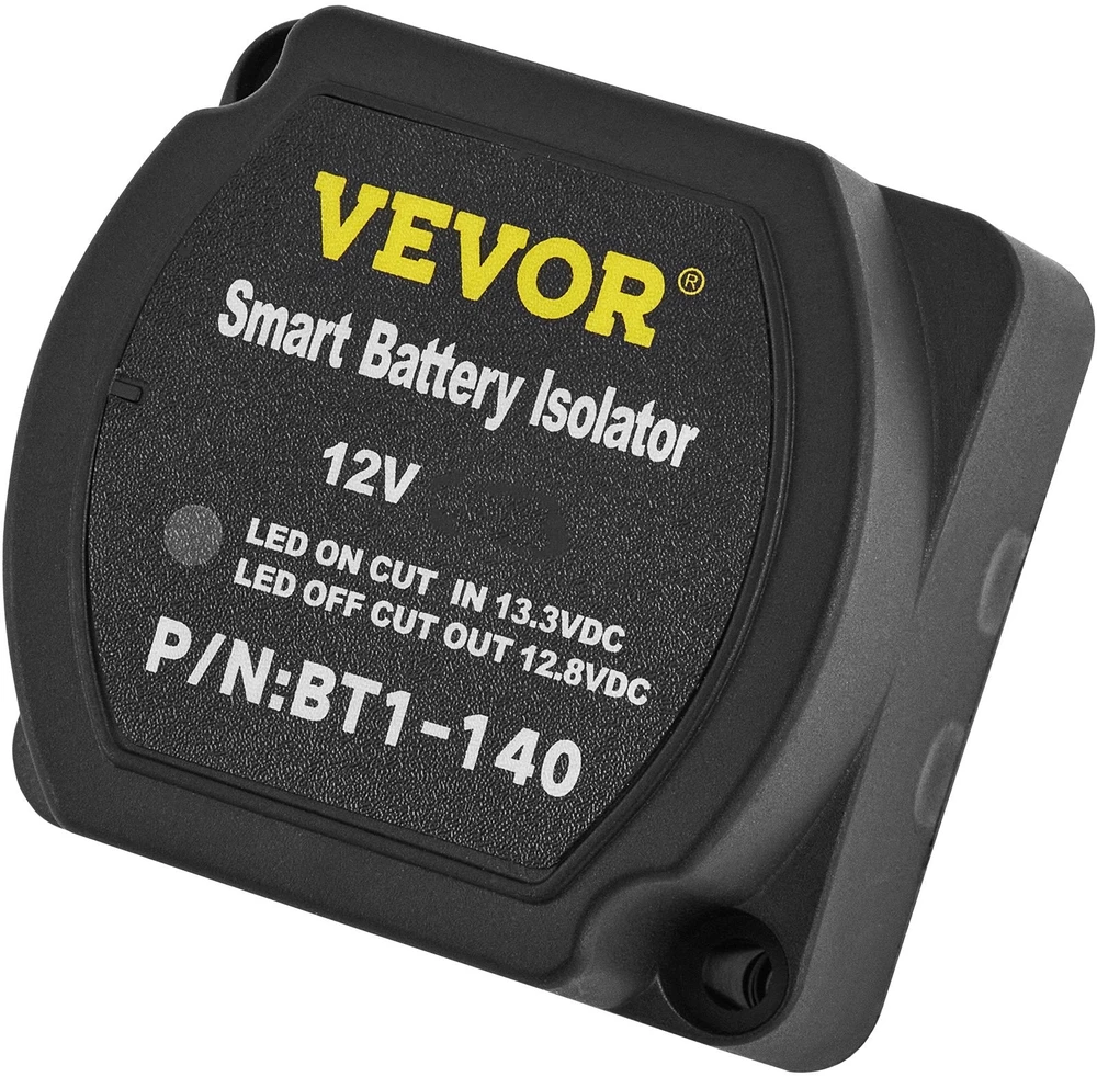VEVOR Automatinis dvigubas akumuliatoriaus izoliatorius 140A