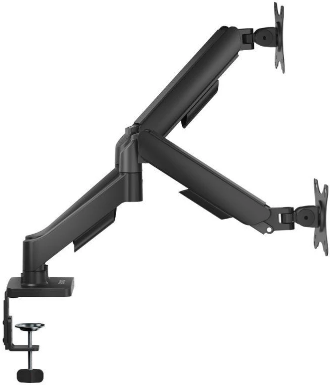 Savio UM-04 dvigubos spyruoklės monitoriaus laikiklis staliniam ekranui 17″–32″