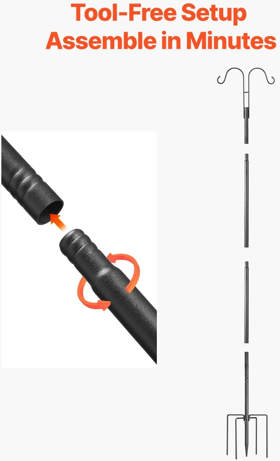 Vevor Dvigubi aviganio kabliai 8 vnt. 1560 mm.