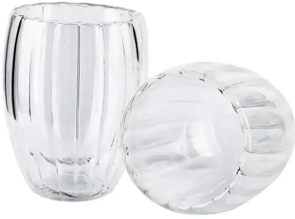 Dvigubo stiklo puodelis 350ML.