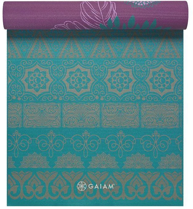 Gaiam Dvipusė jogos kilimėlis "KIKU" 6 MM 61548