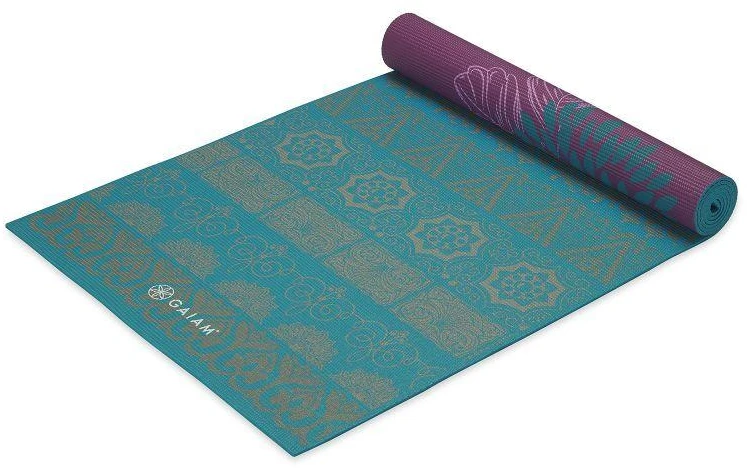 Gaiam Dvipusė jogos kilimėlis "KIKU" 6 MM 61548