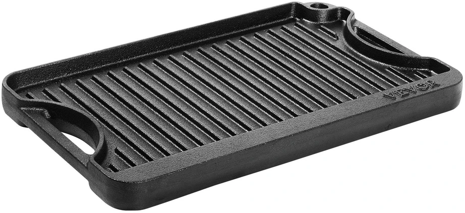 VEVOR Stalviršis ir grotelės 36x21 cm iš ketaus