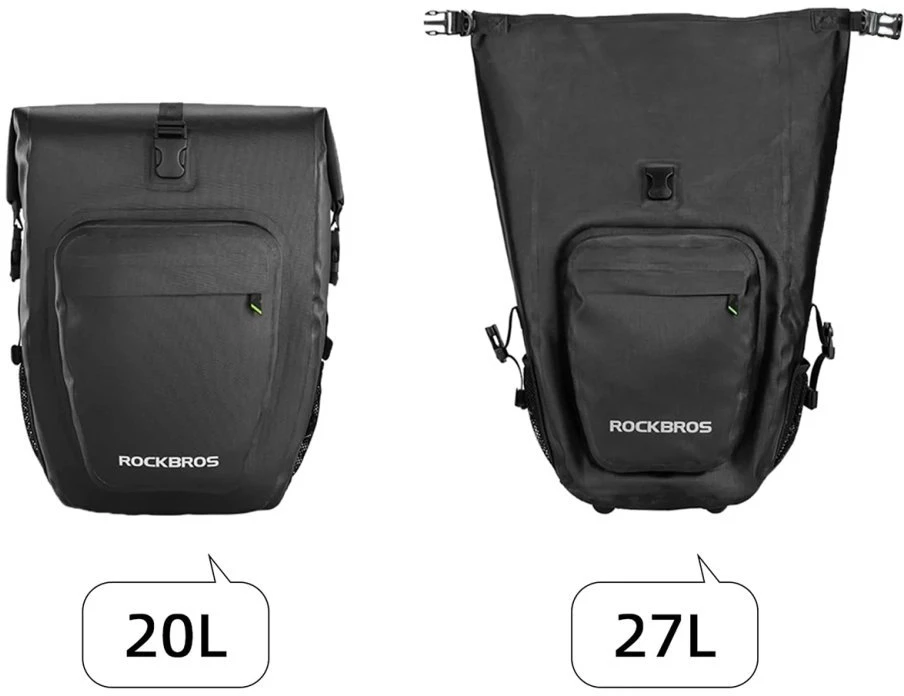 Rockbros AS-001 Atsparus vandeniui Trunk Bag 27L - Juodas