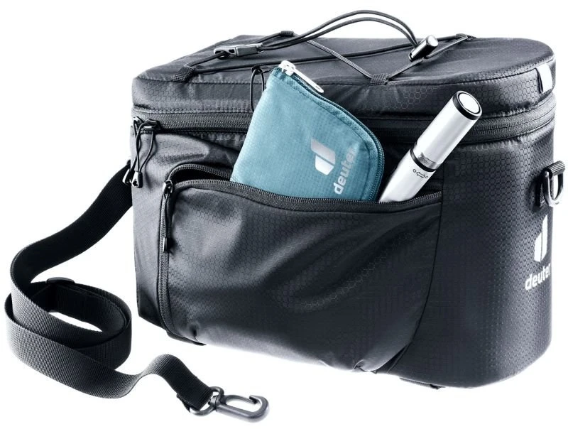 Deuter Dviračio galinė krepšys 10 l, juodas