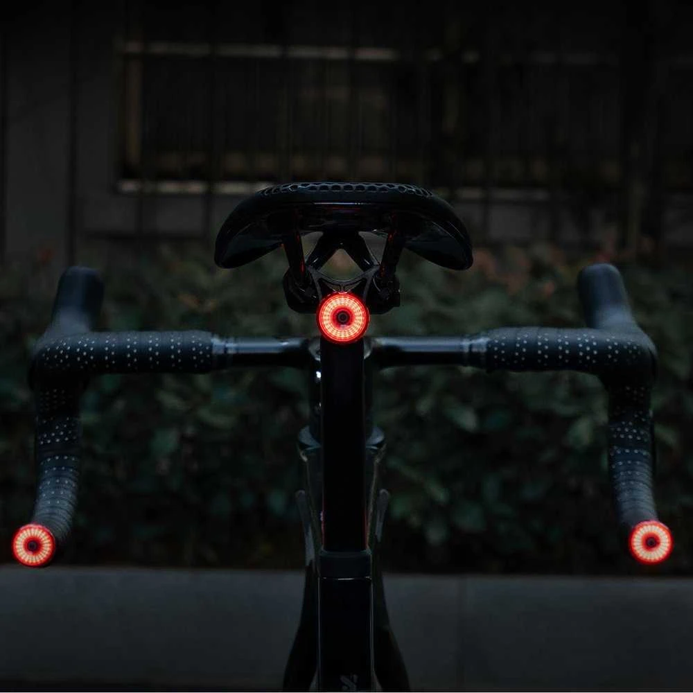 Wozinsky WIS-01 Atsparus vandeniui Smart Tail Lights 2 pcs - Juodas