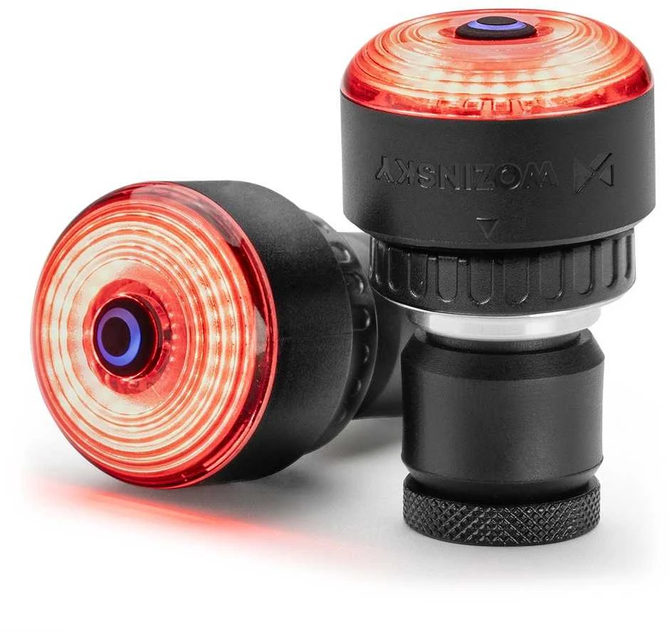 Wozinsky WIS-02 Atsparus vandeniui Smart Tail Light 1pc - Juodas