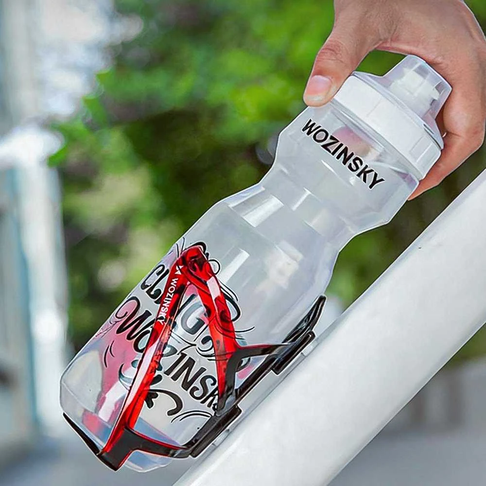 Wozinsky WUR-01BR Bike Bottle Holder Basket - Juodas and Raudona