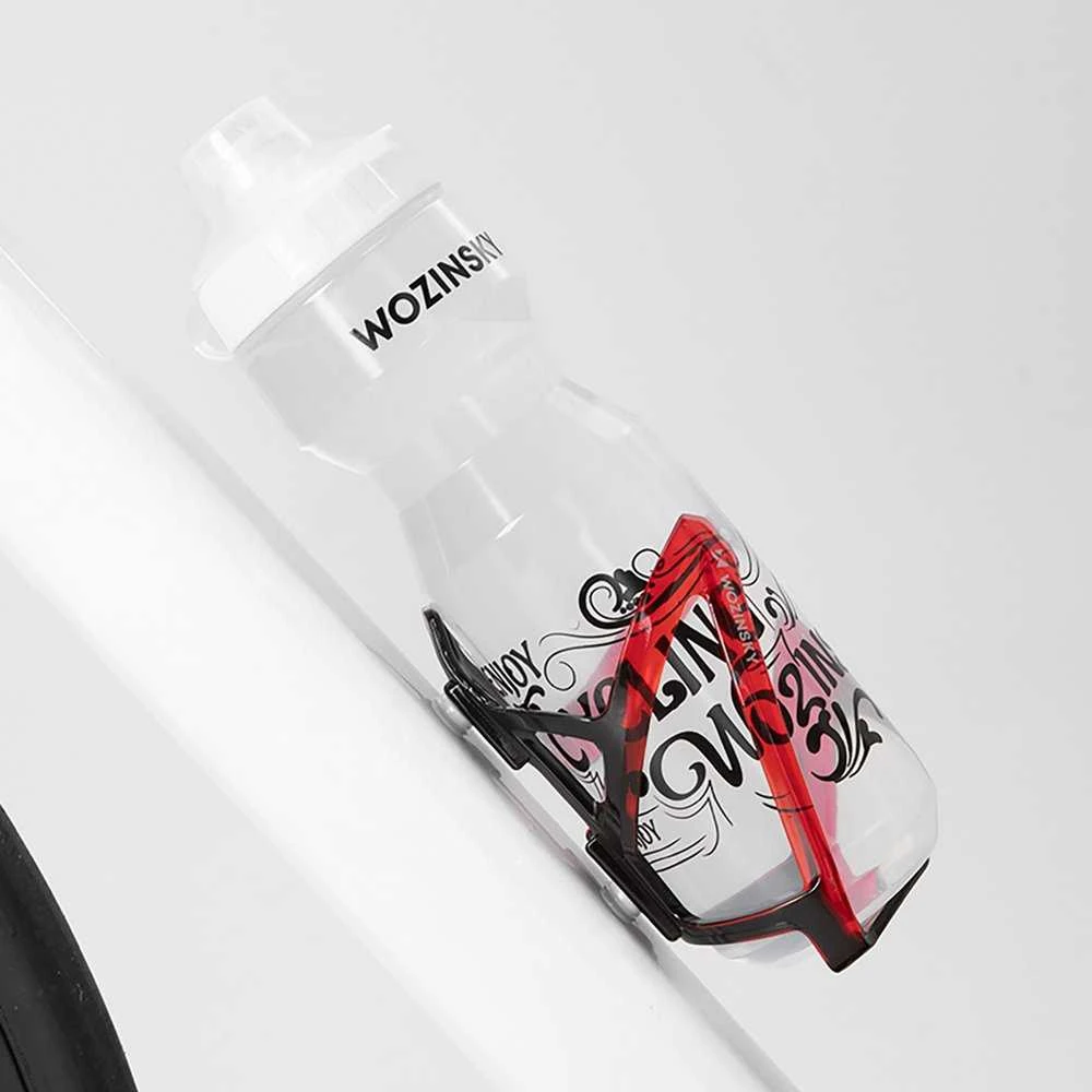 Wozinsky WUR-01BR Bike Bottle Holder Basket - Juodas and Raudona