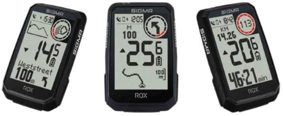 Dviračio kompiuteris SIGMA ROX 4.0 Endurance GPS juodas