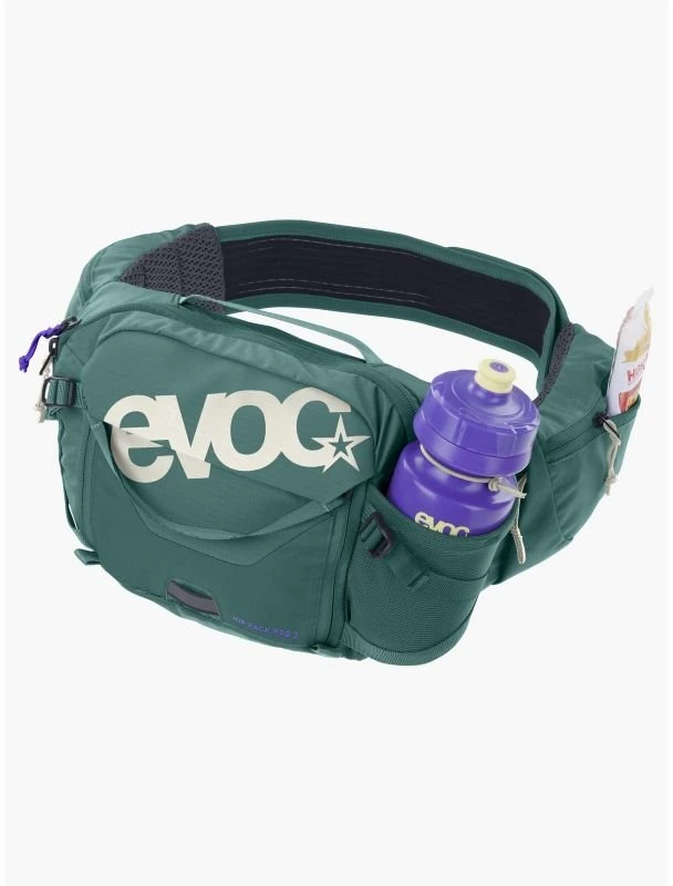 Dviračio juosmens rankinė EVOC Hip Pack Pro 3, 3 l, žalia