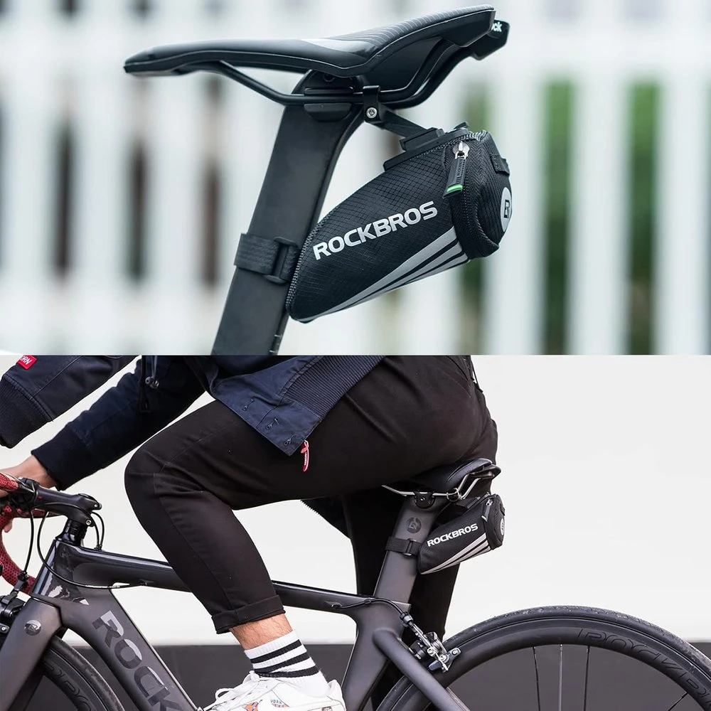 Rockbros C28 dviračio krepšys under the saddle – juodos spalvos