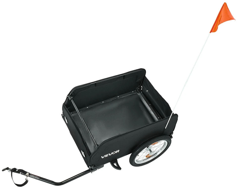 Dviračio krovinių priekaba VEVOR CT1018, 40 kg keliamoji galia