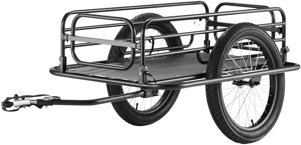 VEVOR Dviračio priekaba kroviniui, 125 kg talpa