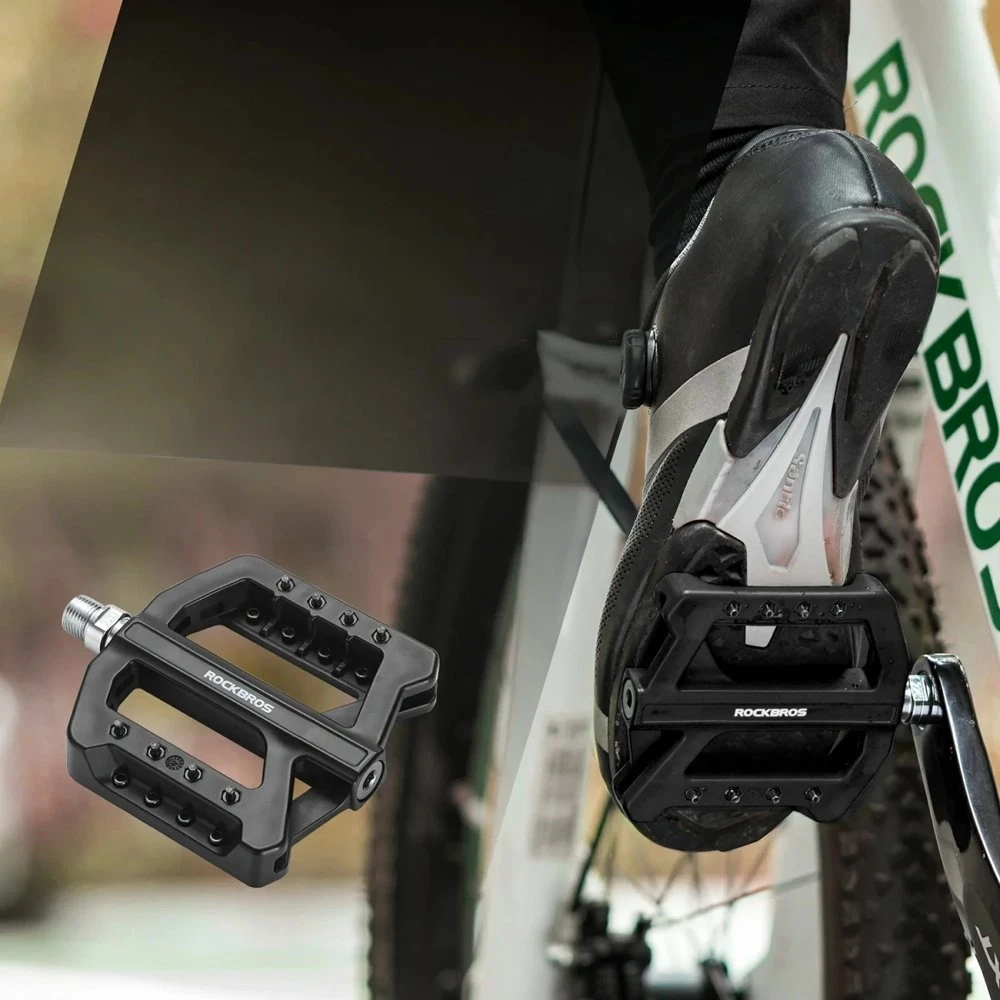 Rockbros RK01 Nylon Bicycle Pedals - Juodas