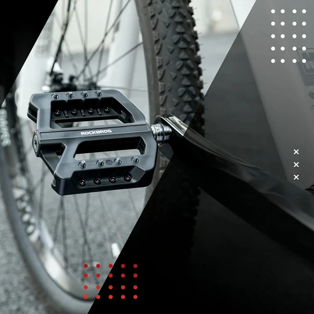 Rockbros RK01 Nylon Bicycle Pedals - Juodas