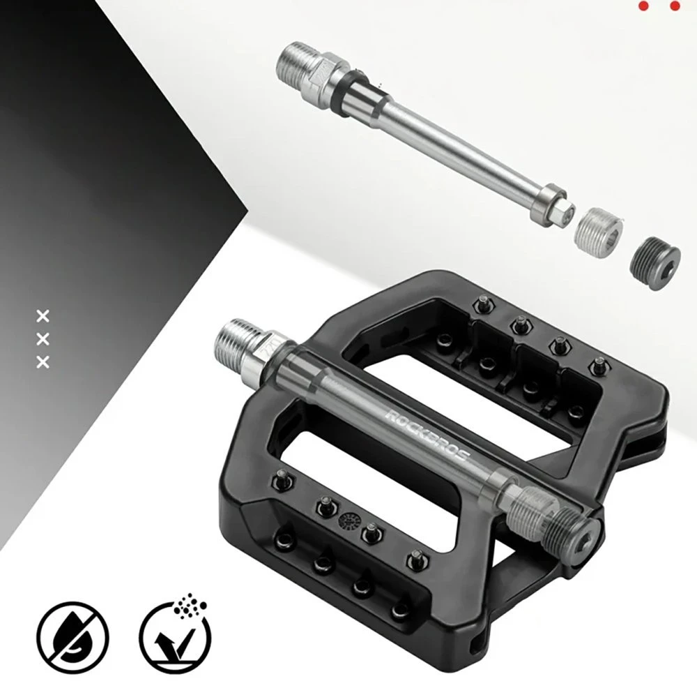 Rockbros RK01 Nylon Bicycle Pedals - Juodas