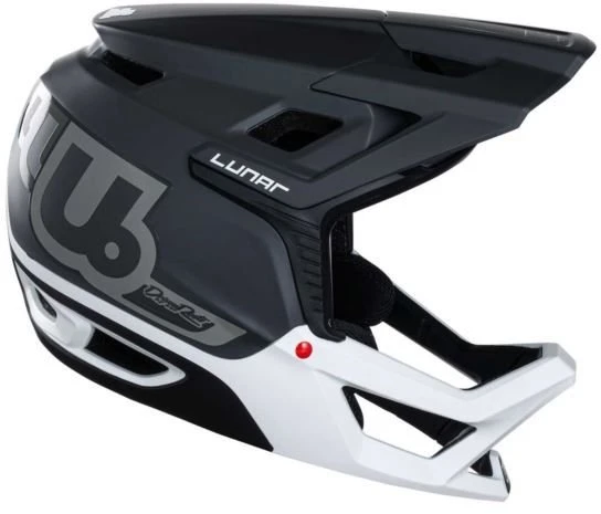 Dviračio šalmas enduro URGE Lunar, 56–58 cm, pilkai baltas
