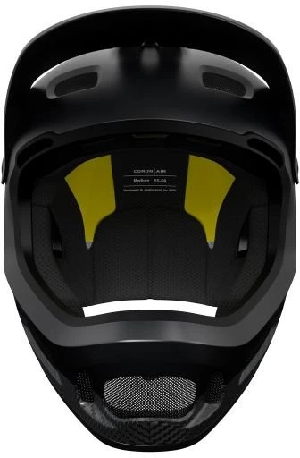 Dviračio šalmas POC Coron Air Carbon Mips, juodas