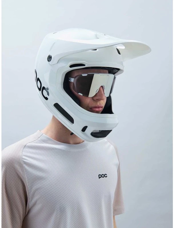 Dviračio šalmas POC Coron Air Mips, baltas