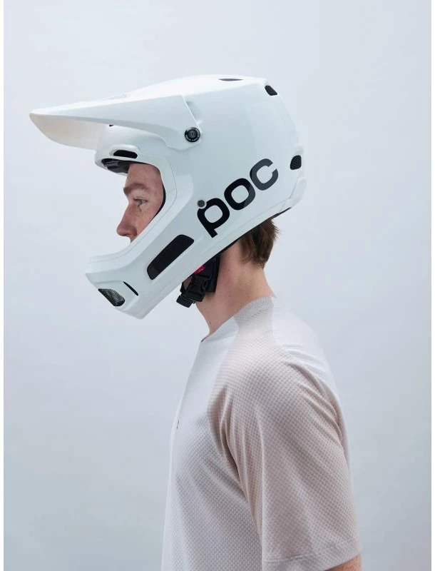 Dviračio šalmas POC Coron Air Mips, baltas