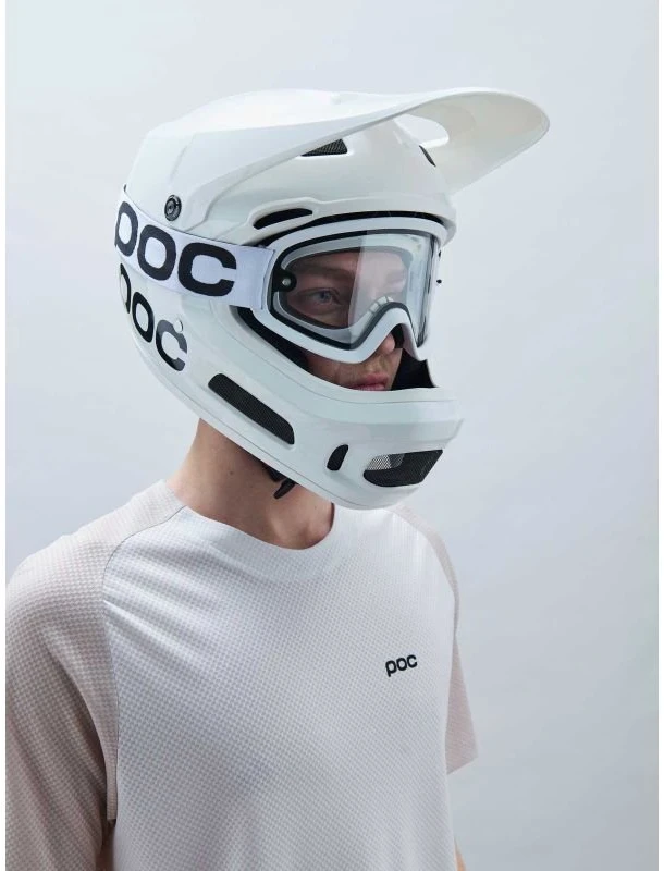 Dviračio šalmas POC Coron Air Mips, baltas