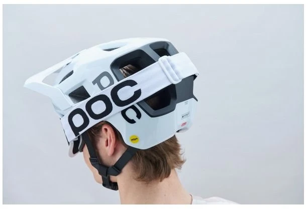Dviračio šalmas POC Kortal Race MIPS, baltas