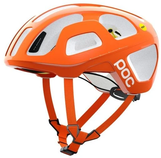 Dviračio šalmas POC Octal Mips, oranžinis