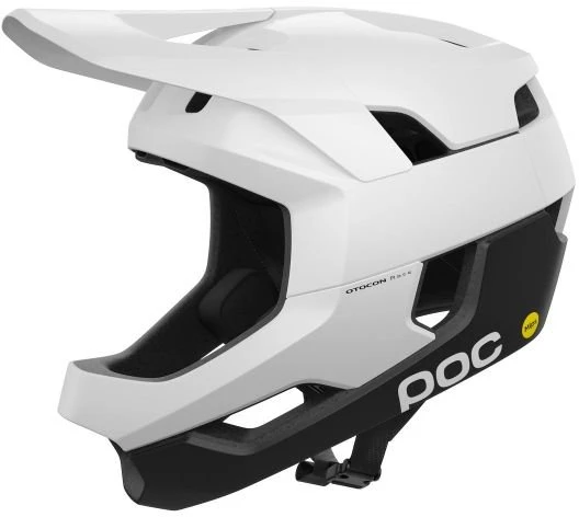 Dviračio šalmas POC Otocon Race Mips, baltas ir juodas