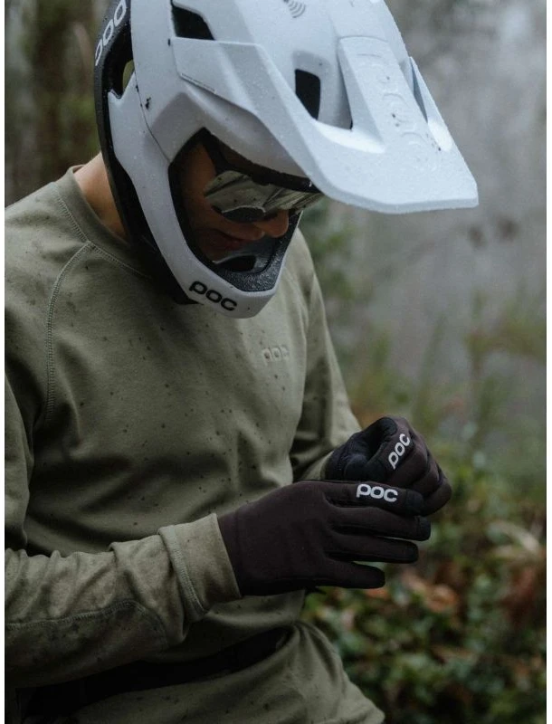 Dviračio šalmas POC Otocon Race Mips, baltas ir juodas