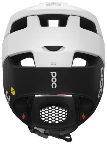 Dviračio šalmas POC Otocon Race Mips, baltas ir juodas