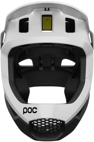 Dviračio šalmas POC Otocon Race Mips, baltas ir juodas