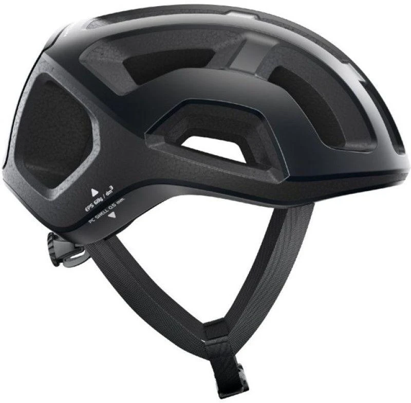 POC VENTRAL LITE Adjustable bicycle helmet, dydis M 54-59 cm, juodas