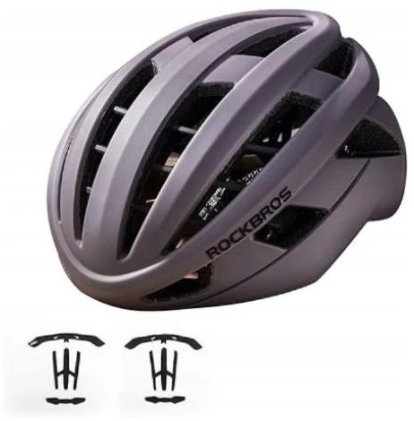Dviračio šalmas Rockbros, violetinis, M (54–58 cm)