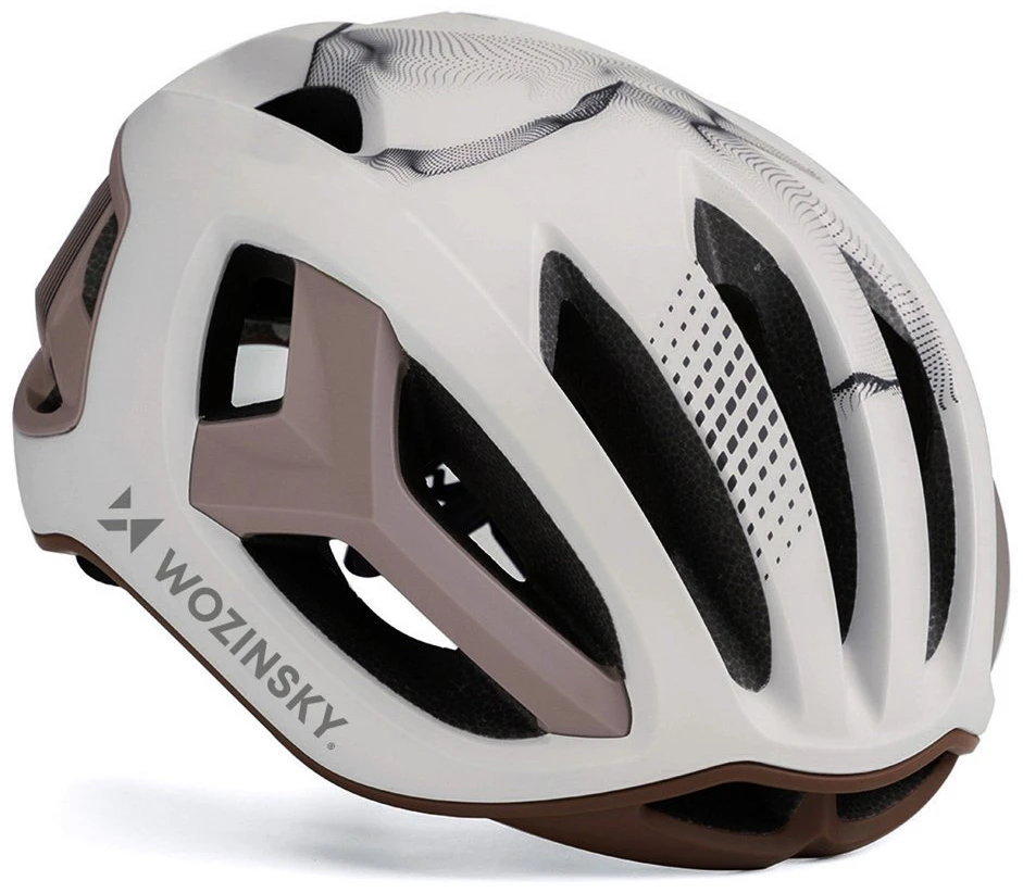 Wozinsky Ultralengvas plento dviratininko šalmas 54–58 cm – pilkai rudas