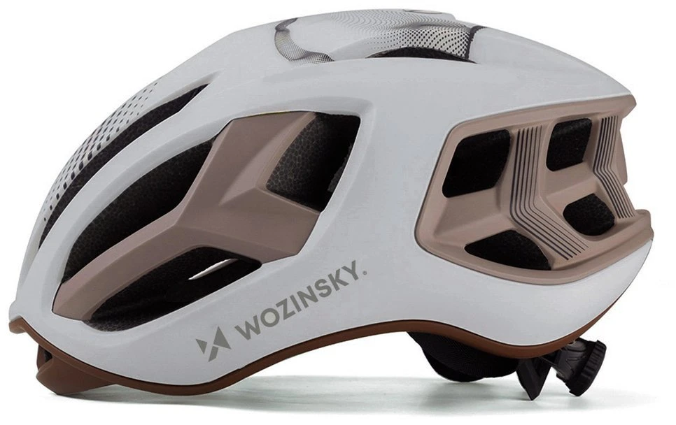 Wozinsky Ultralengvas plento dviratininko šalmas 54–58 cm – pilkai rudas