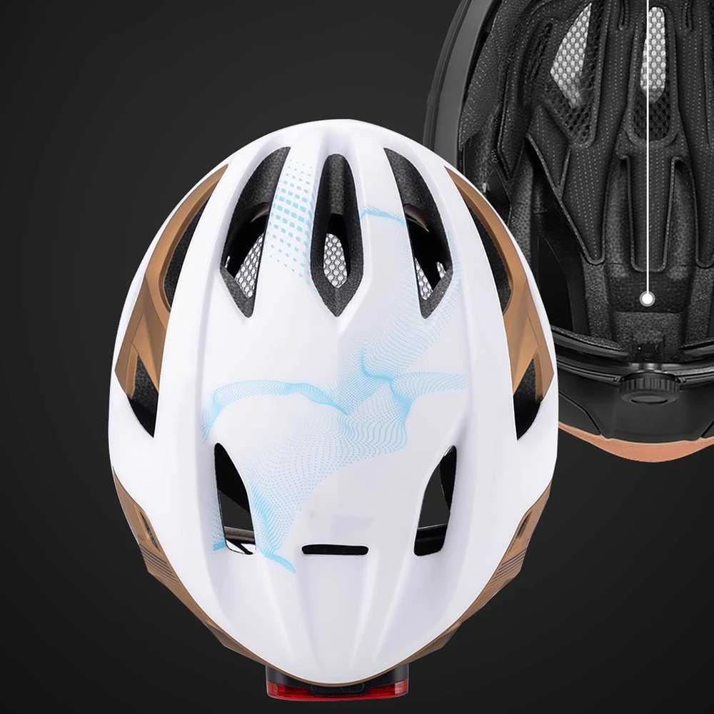 Wozinsky Ultralengvas plento dviratininko šalmas 54–58 cm – pilkai rudas