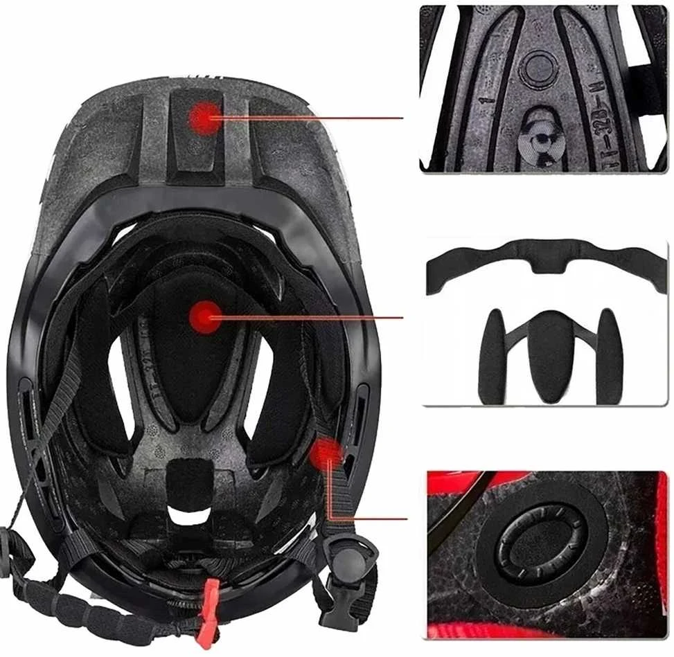 Rockbros TT-32SBPP-S dziecięcy su odpinaną szczęką dydis S - violetinė-rožinė