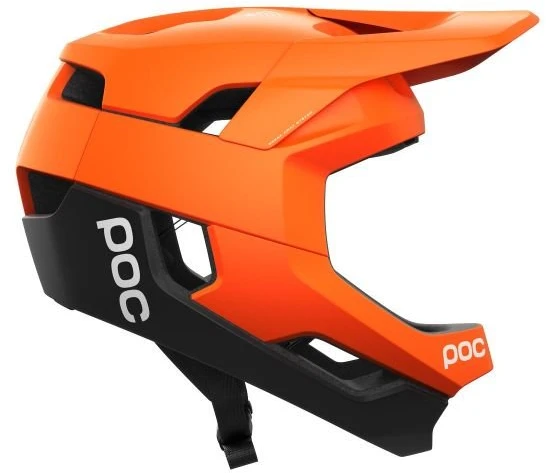 Dviračio šalmas visą veidą dengiantis POC Otocon Race Mips, oranžinis